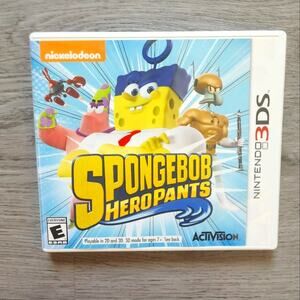 SpongeBob HeroPants Nickelodeon Nintendo 3DS Activision Video Game